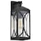 Nuvo Oaklyn - 1 Light Medium Wall Lantern - Matte Black with Clear Glass 60/8122 - alternate 1